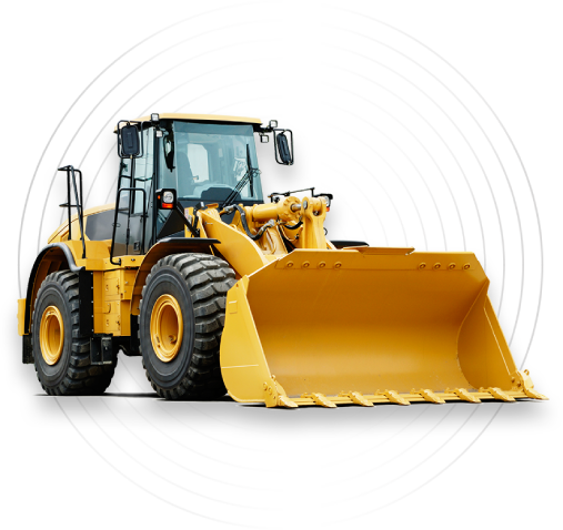 tracteur jaune BTP France, Sénégal